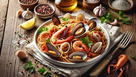 Spaghetti frutti di mare